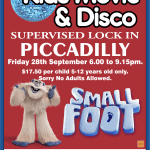 KIDS MOVIE & DISCO – Small Foot with Bop till you Drop